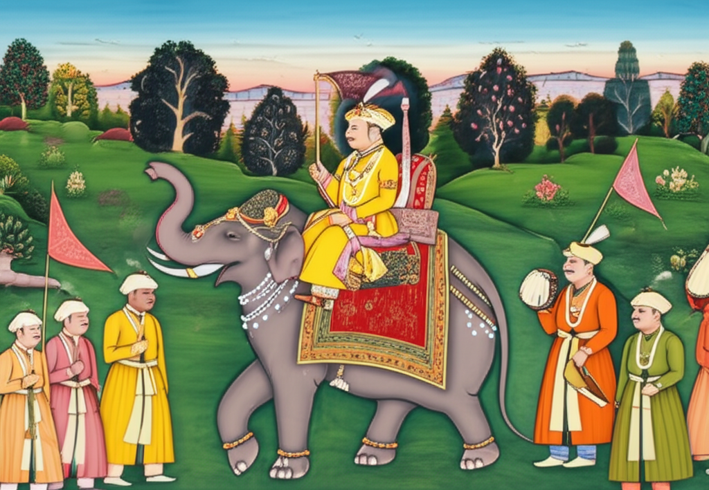 Traditional Indian miniature painting